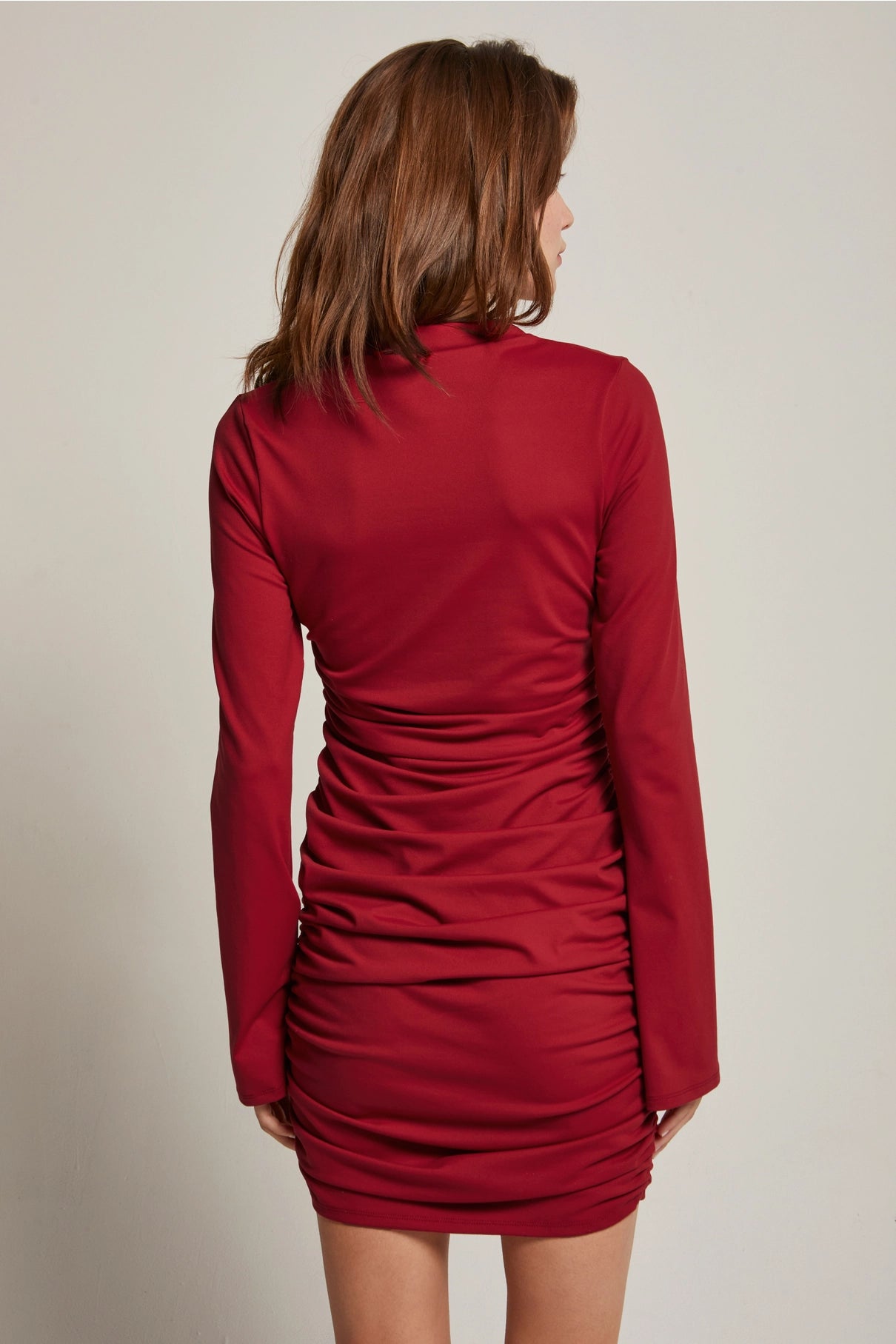 Ciella Ruched Mini Dress