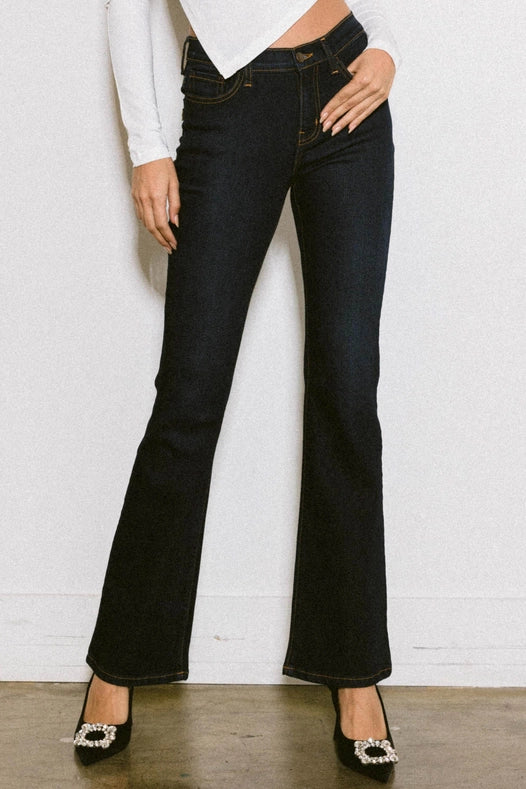 Circo Loco Bootcute Jeans Dark Stone-Jeans-Vibrant M.i.U-1-Dark Stone-Urbanheer