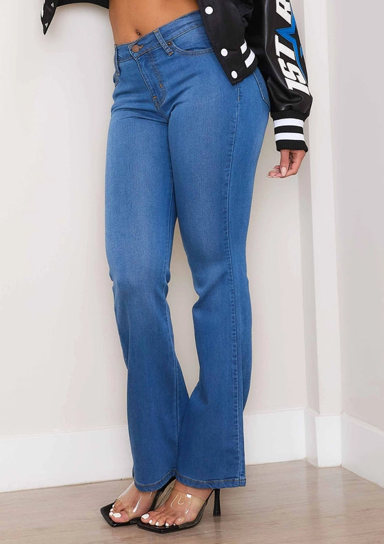 Circo Loco Bootcute Jeans Medium Stone-Jeans-Vibrant M.i.U-1-Medium Stone-Urbanheer