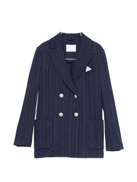 Circolo 1901 Cotton double-breasted jacket
