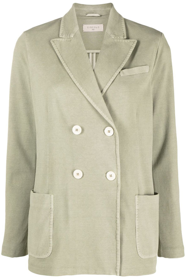 Circolo 1901 Jackets Green-women > clothing > jackets-Circolo 1901-48-Green-Urbanheer