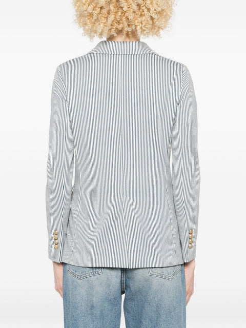 Circolo 1901 Striped double-breasted jacket