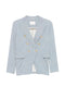 Circolo 1901 Striped double-breasted jacket