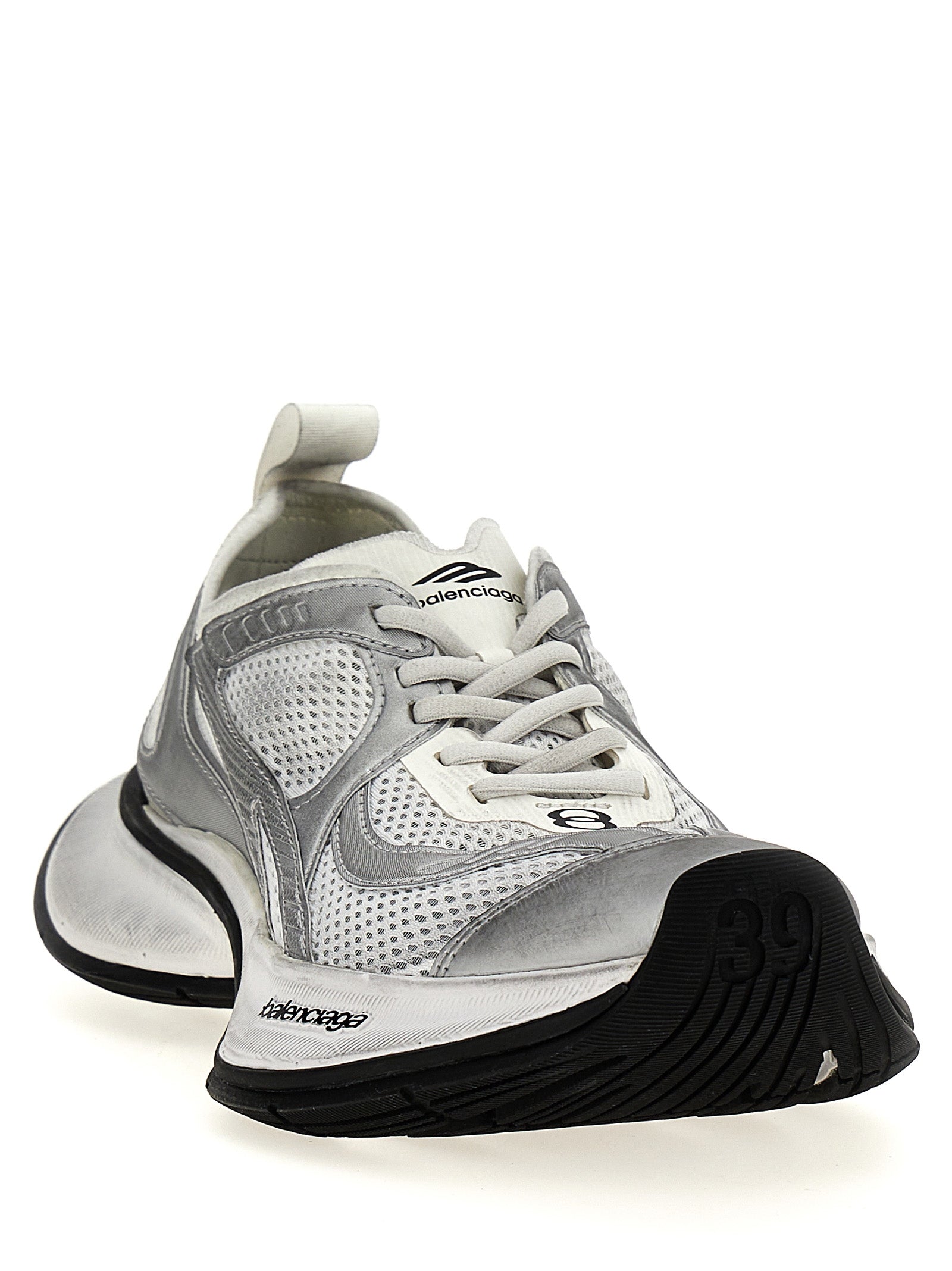 Circuit Mesh Sneakers with Rubber Sole