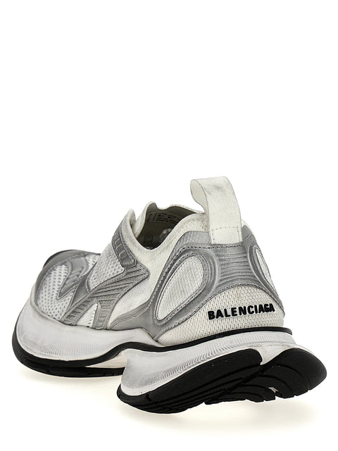 Circuit Mesh Sneakers with Rubber Sole