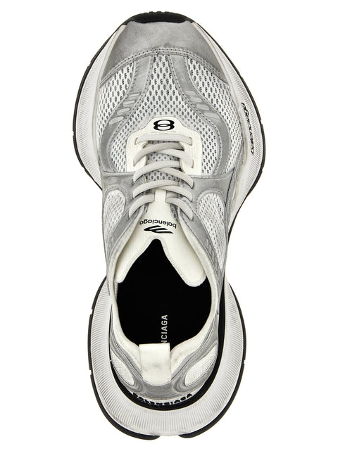 Circuit Mesh Sneakers with Rubber Sole