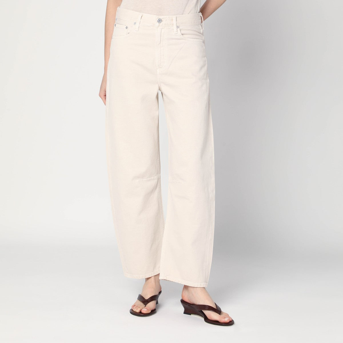 Citizens of Humanity Almond-coloured Miro jeans
