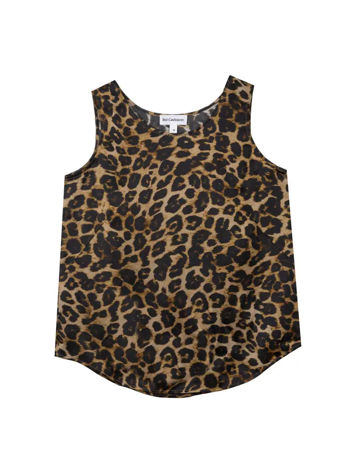 Claire Silk Top Leopard-Top-Bel Cashmere S.C.-S-Urbanheer