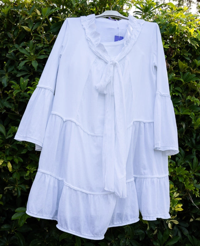 Clarissa Dress-Dress-coton frais-One size-White-Urbanheer