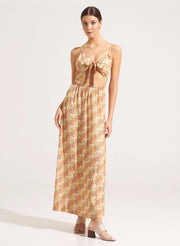 Clarissa Maxi Dress Hibiscus Fern-Dress-Morrato Bali-XS-Urbanheer