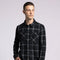 Clark Shirt - Long Sleeve Button Up BLACK CREAM PLAID-Shirts-Thread & Supply (Mens)-M-Urbanheer