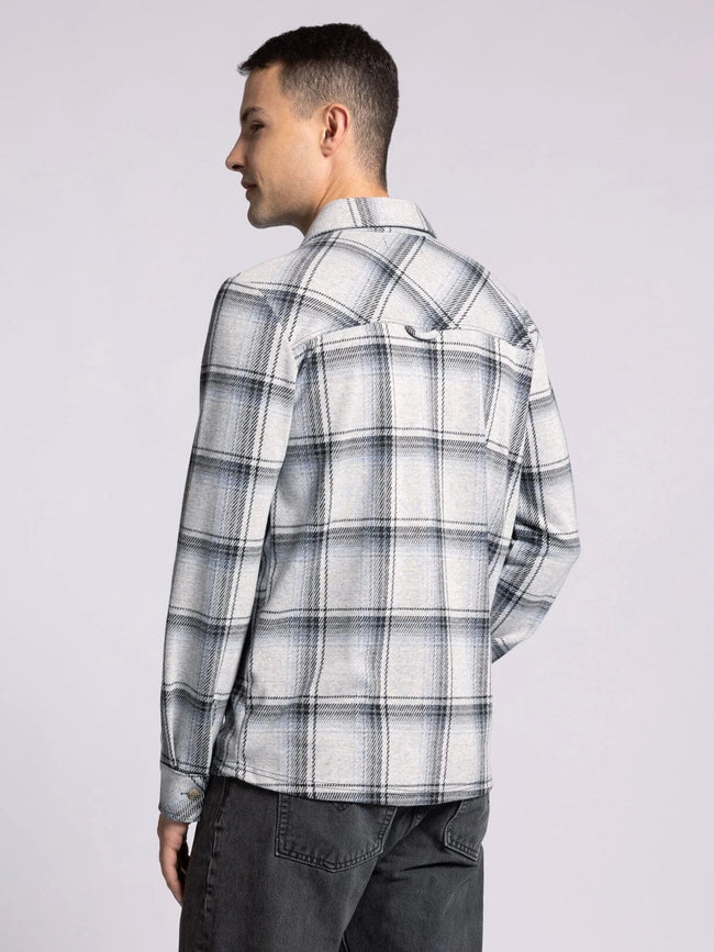 Clark Shirt - Long Sleeve Button Up BLACK GREY PLAID-Shirts-Thread & Supply (Mens)-M-Urbanheer