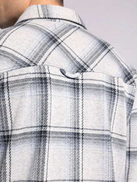 Clark Shirt - Long Sleeve Button Up BLACK GREY PLAID-Shirts-Thread & Supply (Mens)-M-Urbanheer