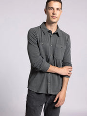 Clark Shirt - Long Sleeve Button Up BLACK OLIVE-Shirts-Thread & Supply (Mens)-M-Urbanheer