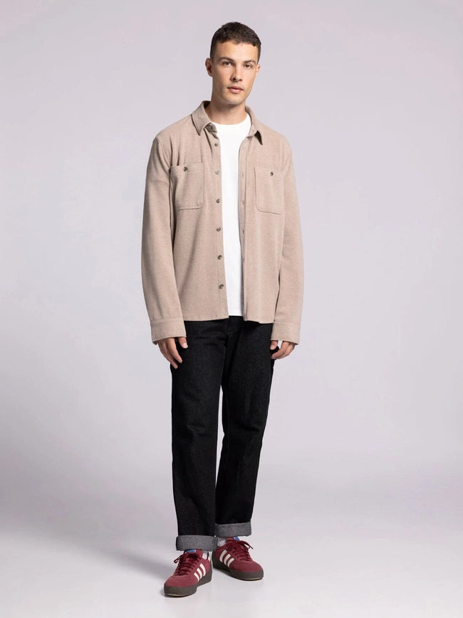 Clark Shirt - Long Sleeve Button Up CLOVE HEATHER-Shirts-Thread & Supply (Mens)-M-Urbanheer