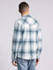 Clark Shirt - Long Sleeve Button Up CREAM TEAL PLAID-Shirts-Thread & Supply (Mens)-M-Urbanheer