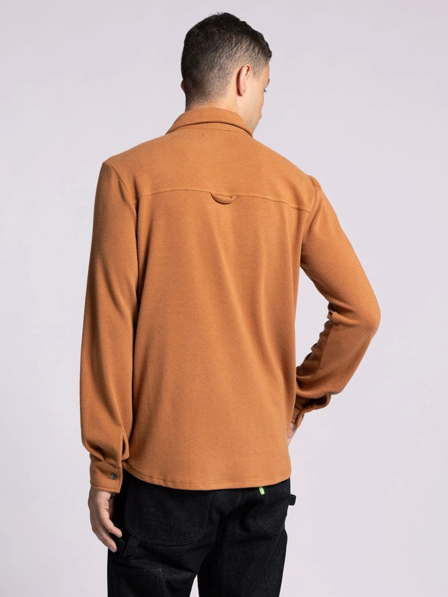 Clark Shirt - Long Sleeve Button Up PECAN HEATHER-Shirts-Thread & Supply (Mens)-M-Urbanheer