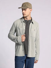 Clark Shirt - Long Sleeve Button Up VETIVER HEATHER-Shirts-Thread & Supply (Mens)-M-Urbanheer