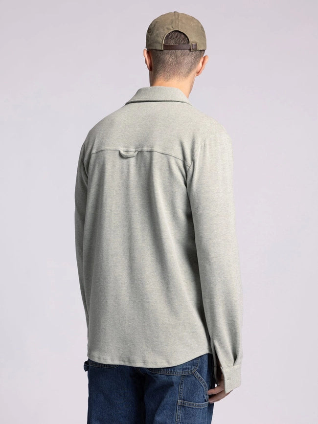 Clark Shirt - Long Sleeve Button Up VETIVER HEATHER-Shirts-Thread & Supply (Mens)-M-Urbanheer