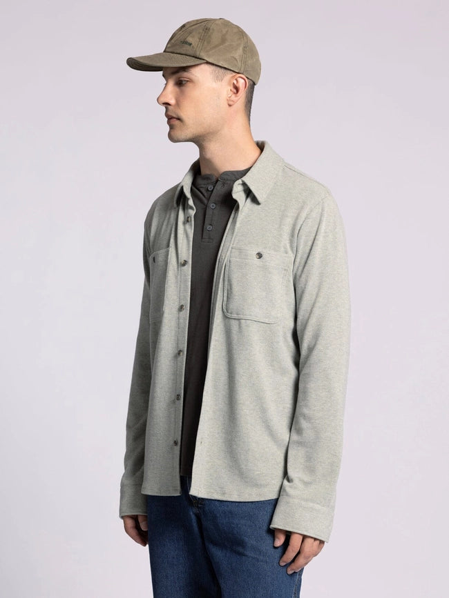 Clark Shirt - Long Sleeve Button Up VETIVER HEATHER-Shirts-Thread & Supply (Mens)-M-Urbanheer