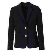 Classic Blazer with Metallic Buttons