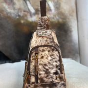 Classic Cowhide Fanny Sling Bag-Bag-Western Linens-12x7.5x3-Urbanheer