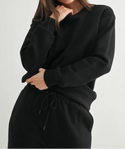 Classic Fit Fleece Sweatshirt BLACK-Sweatshirt-Mono B-S-PURPLE ORCHID-Urbanheer