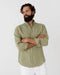 Classic Men's Linen Shirt Sintra in Sage-Shirt-MagicLinen-S-Urbanheer