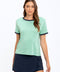 Clea Crop Ringer Tee