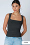 Clean Line Square Shirred Top-Top-NIKIBIKI-One Size-06 Black-Urbanheer