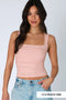 Clean Line Square Shirred Top-Top-NIKIBIKI-One Size-2229 Peachy Pink-Urbanheer