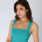 Clean Line Square Shirred Top-Top-NIKIBIKI-One Size-2237 Bluebird-Urbanheer