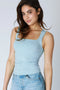 Clean Line Square Shirred Top-Top-NIKIBIKI-One Size-2229 Peachy Pink-Urbanheer