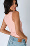 Clean Line Square Shirred Top-Top-NIKIBIKI-One Size-2229 Peachy Pink-Urbanheer