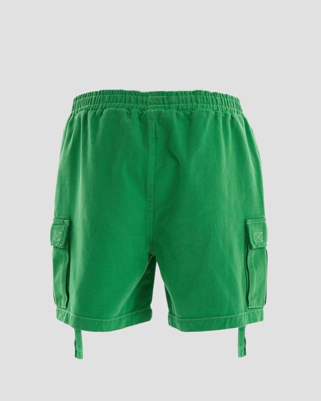 Clubland Co-Ord Technical Cargo Shorts in Green-Shorts-Heretic Nine-XS-Urbanheer