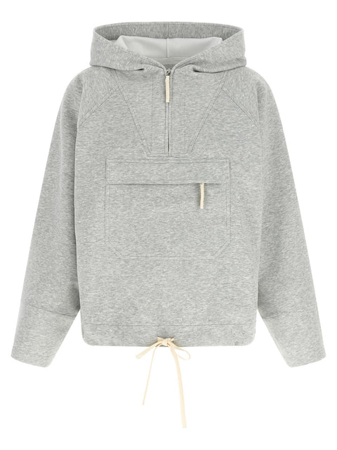 Co Grey Scuba Jersey Hoodie