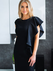 Cocktail Dress Women Outfit 138222 Jersa-Formal Dresses, Cocktail Dresses-Jersa-black-36-Urbanheer