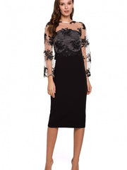 Cocktail Dress Women Outfit 138505 Makover-Formal Dresses, Cocktail Dresses-Makover-black-L-Urbanheer