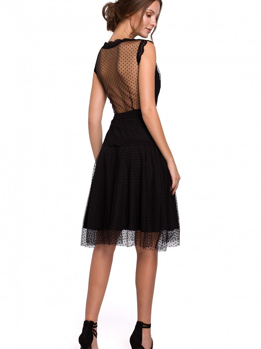 Cocktail dress women outfit 138690 Makover-Formal Dresses, Cocktail Dresses-Makover-black-L-Urbanheer