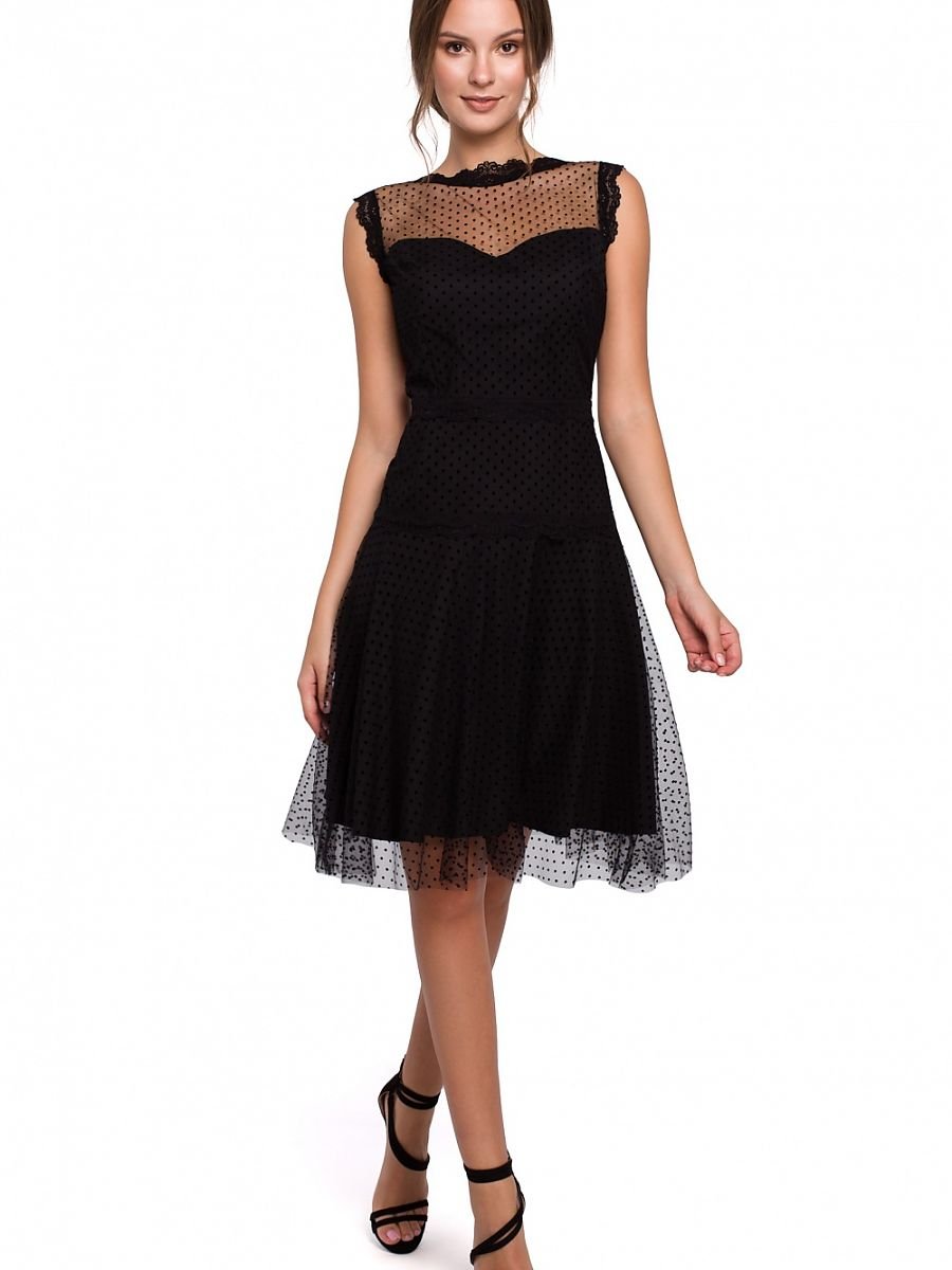 Cocktail dress women outfit 138690 Makover-Formal Dresses, Cocktail Dresses-Makover-black-L-Urbanheer