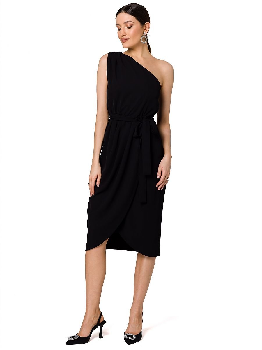 Cocktail dress women outfit 178299 Makover-Formal Dresses, Cocktail Dresses-Makover-black-L-Urbanheer