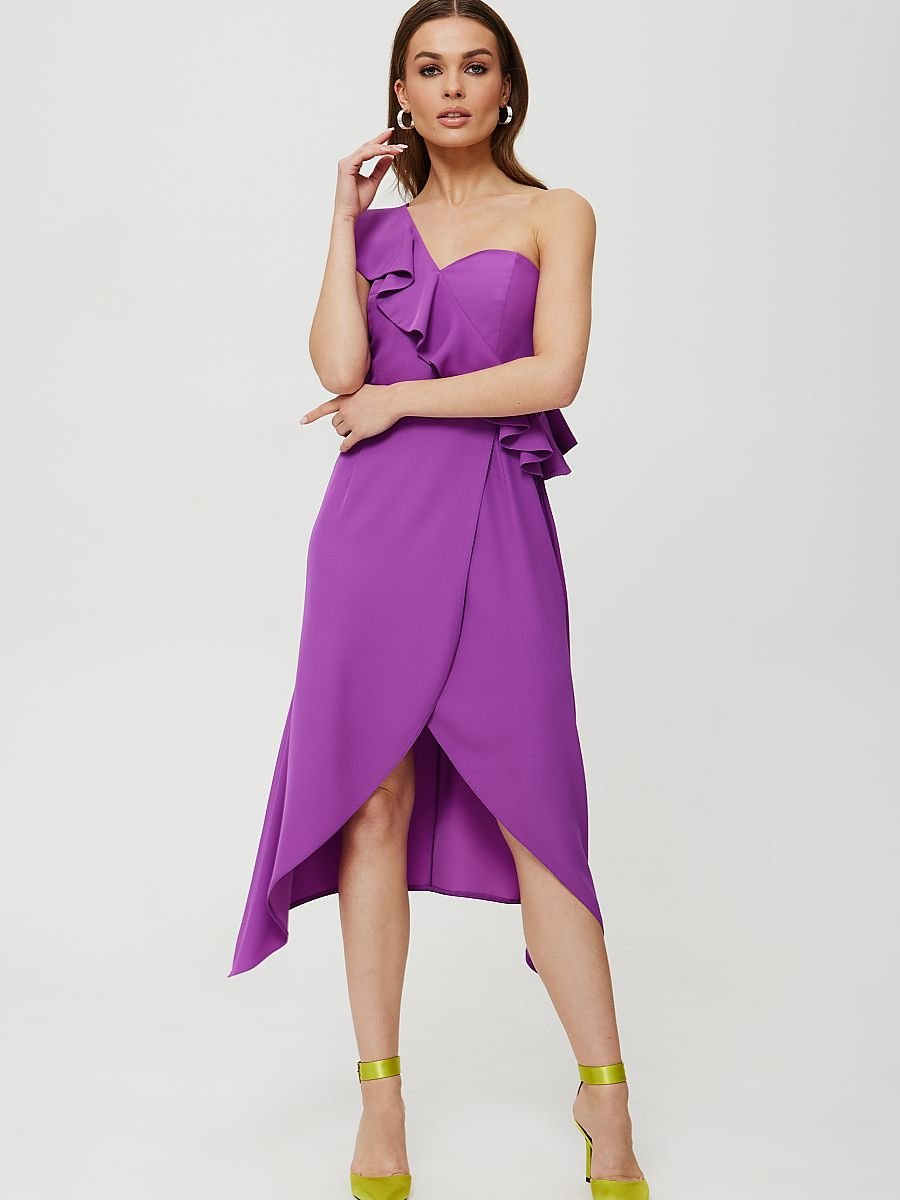 Cocktail dress women outfit 193990 Makover-Formal Dresses, Cocktail Dresses-Makover-violet-L-Urbanheer