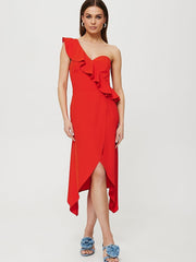 Cocktail dress women outfit 193991 Makover-Formal Dresses, Cocktail Dresses-Makover-red-L-Urbanheer