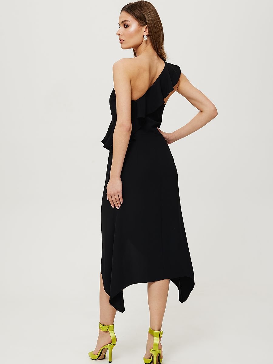 Cocktail dress women outfit 193992 Makover-Formal Dresses, Cocktail Dresses-Makover-black-L-Urbanheer