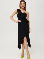 Cocktail dress women outfit 193992 Makover-Formal Dresses, Cocktail Dresses-Makover-black-L-Urbanheer