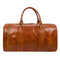 Cognac Leather Duffel Bag, Travel Bag - Wise Children-Duffel Bag-Time Resistance-Cognac-Urbanheer