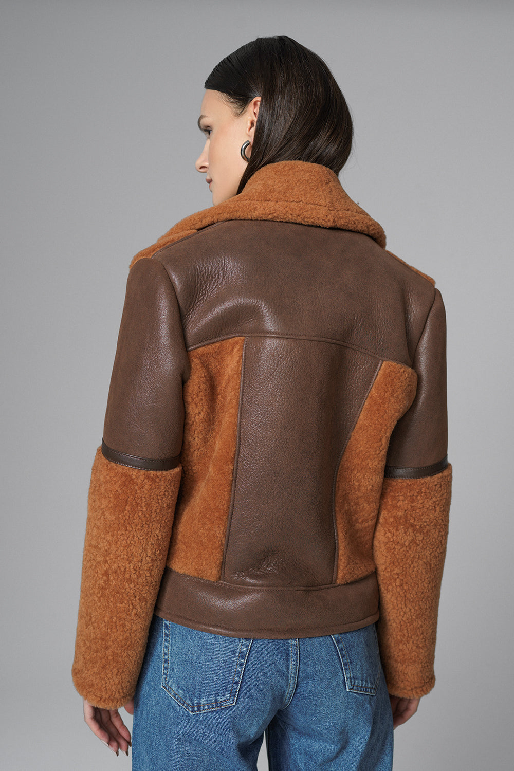 Cognac Shearling Leather Jacket-Leather Jackets-Buy Me Fur Ltd-Cognac-XS-Shearling-Urbanheer