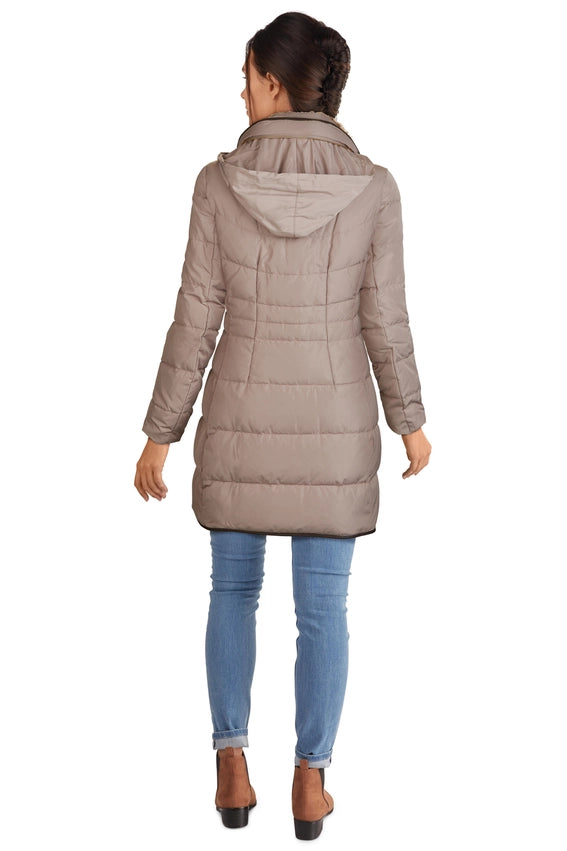 Cole Haan Down Coat Cashew-Coat-Cole Haan-XXS-Urbanheer