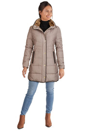 Cole Haan Down Coat Cashew-Coat-Cole Haan-XXS-Urbanheer