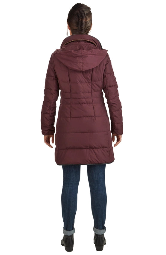 Cole Haan Down Coat Merlot-Coat-Cole Haan-XS-Urbanheer